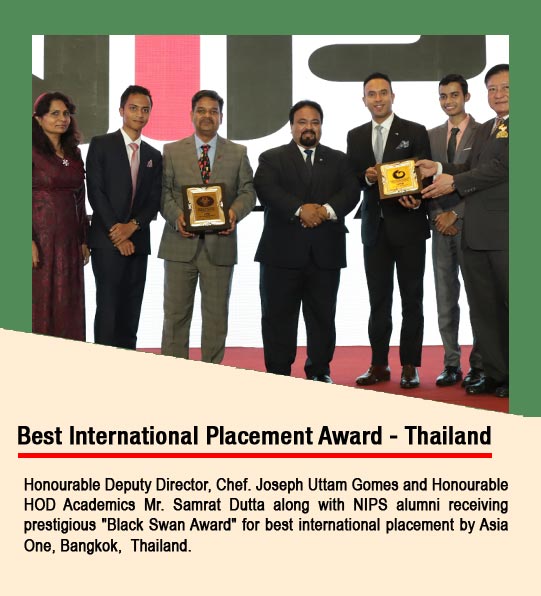 NIPS - The holder of best international placement award - Thailand