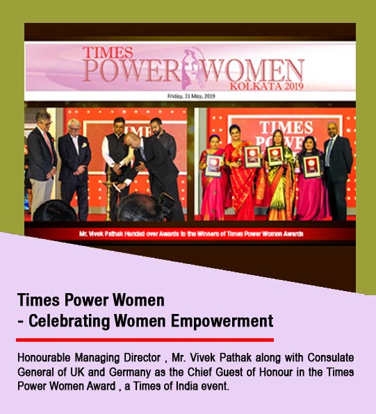NIPS celebrating women empowerment at Times Power Women award event
