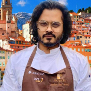 Priyam Chatterjee Head Chef at Vendome, Paris (Only India Chef awarded Chevalier de l’Ordre du Mérite Agricoleto’ by the government of France) Paris, France
